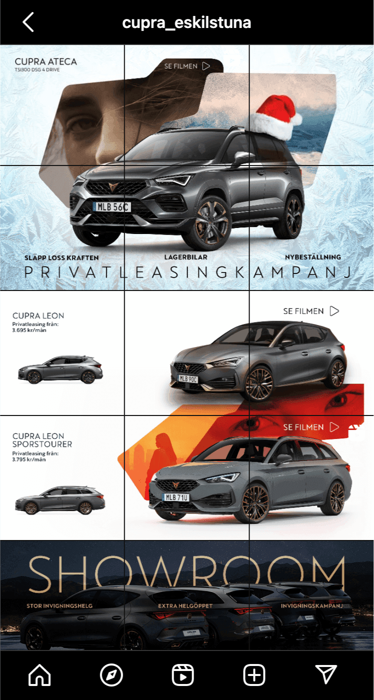 Möller Bil Eskilstuna Cupra Instagram